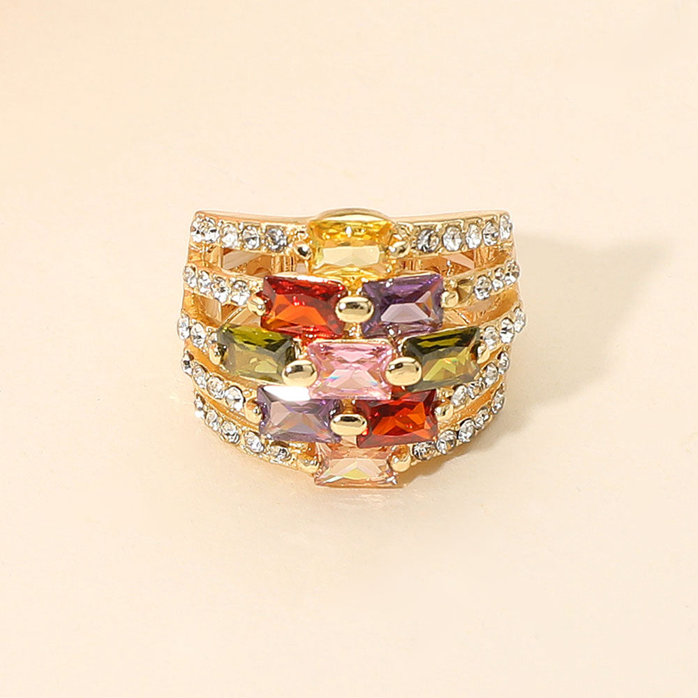 Women's Ring FR2278 Gold Multi