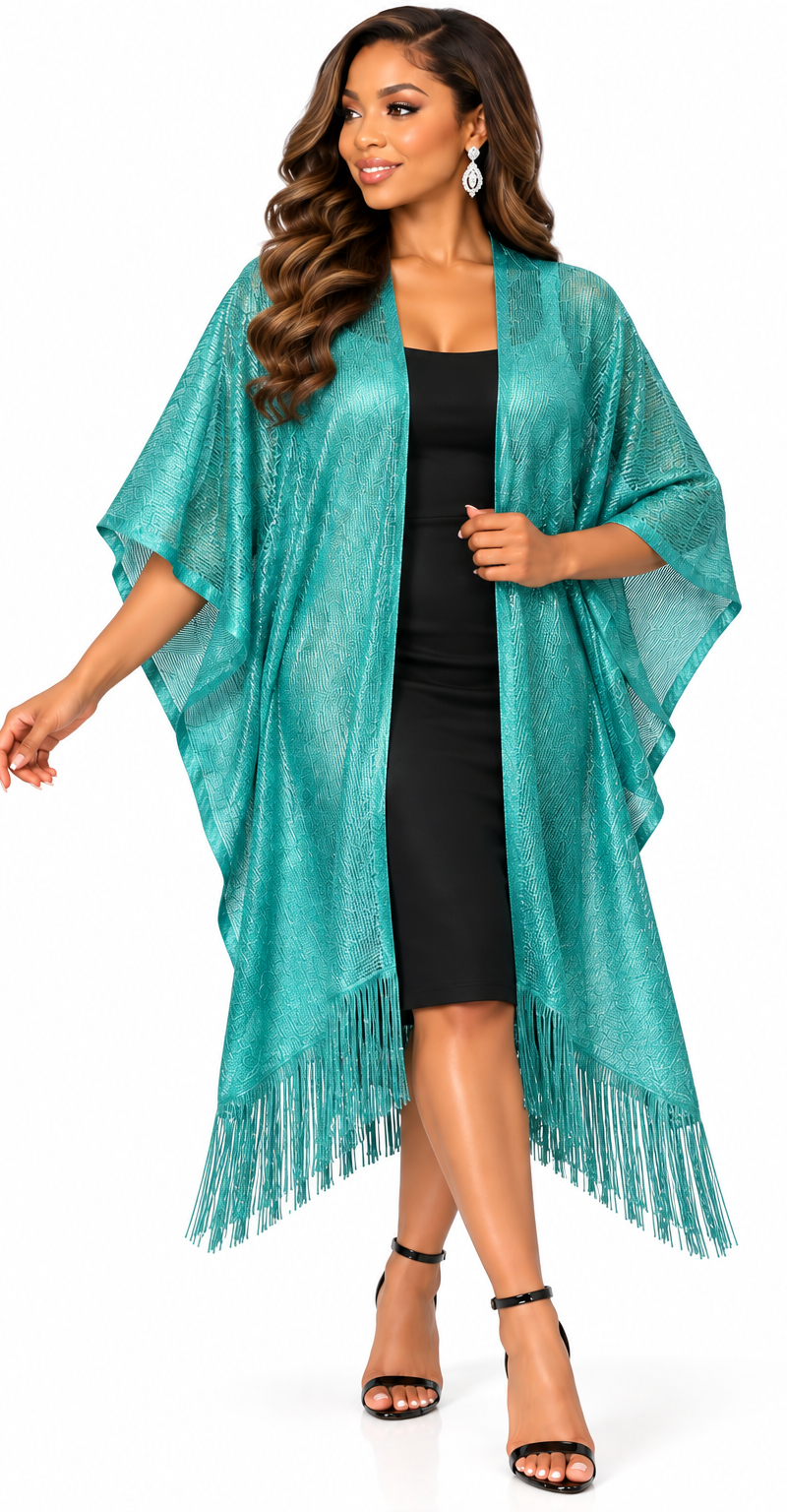 Women Elegant Cardigan BC8816-Teal