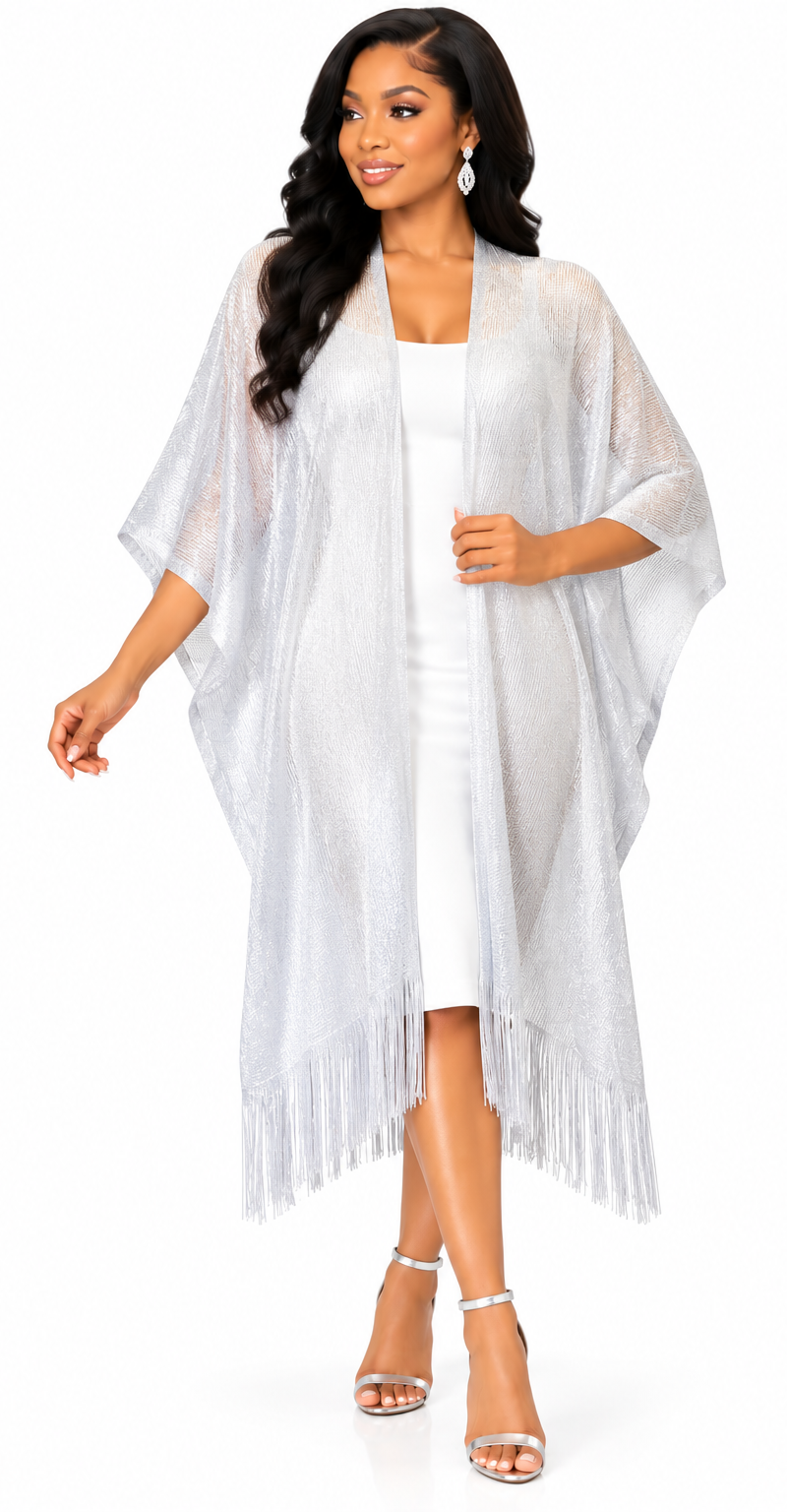 Women Elegant Cardigan BC8816-White