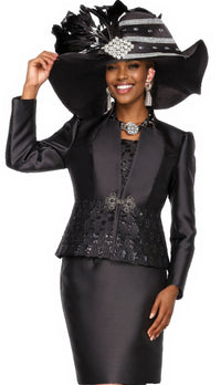 Champagne Italy Church Suit 6208 - Church Suits For Less