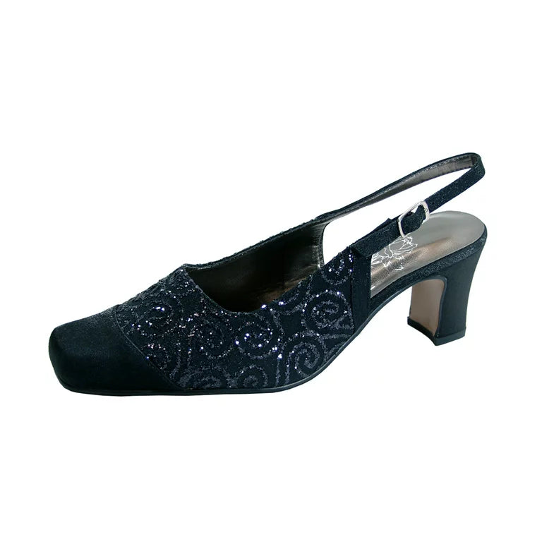 Women Church Fashion Shoes-BDF 625C Black - Church Suits For Less