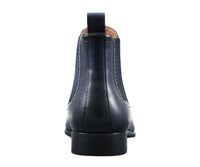 Men's Dress Boots Hayes Navy - Church Suits For Less