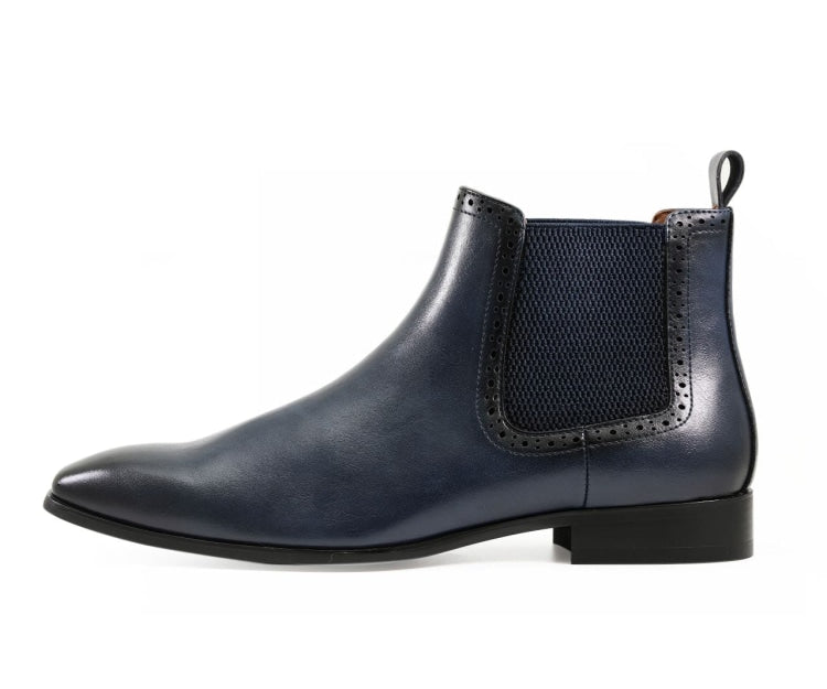 60's US NAVY leather boots 茶芯 Men's Dress Boots Hayes Navy – Church suits for less