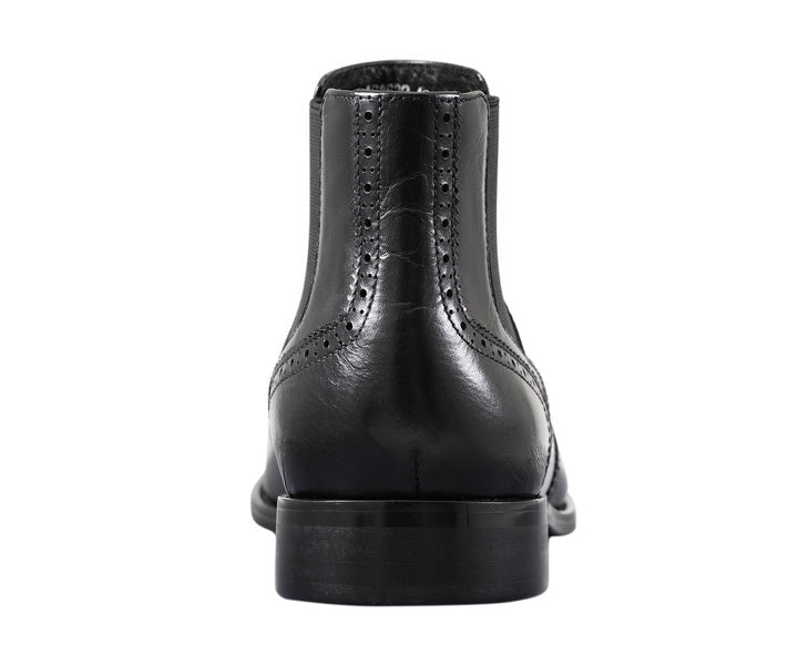 men's dress boots black SUITSUPPLY Boot, Italian Calf Leather, Size: 9, Shoes whether you wear them every day or just for special occasions Men's Leather Boots | Chelsea,