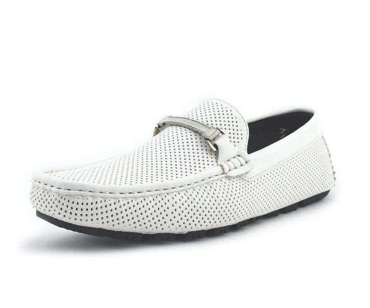 Men Shoes Cola-005C White - Church Suits For Less