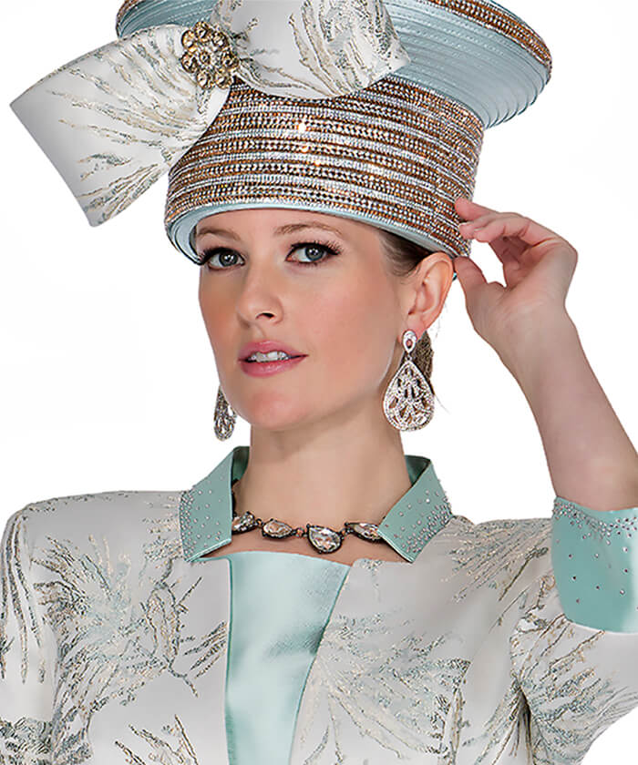 Champagne Italy 6308-H Church Hat main image 0