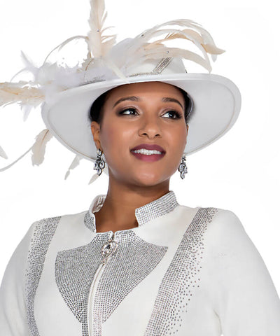 Champagne Italy Church Hat 5967 - Church Suits For Less