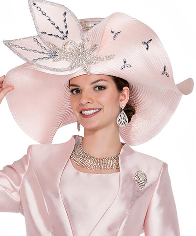 Champagne Italy Church Hat 6055 - Church Suits For Less