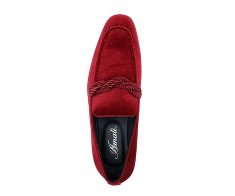 Men Dress Shoes-Esses Red-C - Church Suits For Less