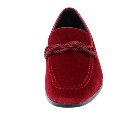 Men Dress Shoes-Esses Red-C - Church Suits For Less