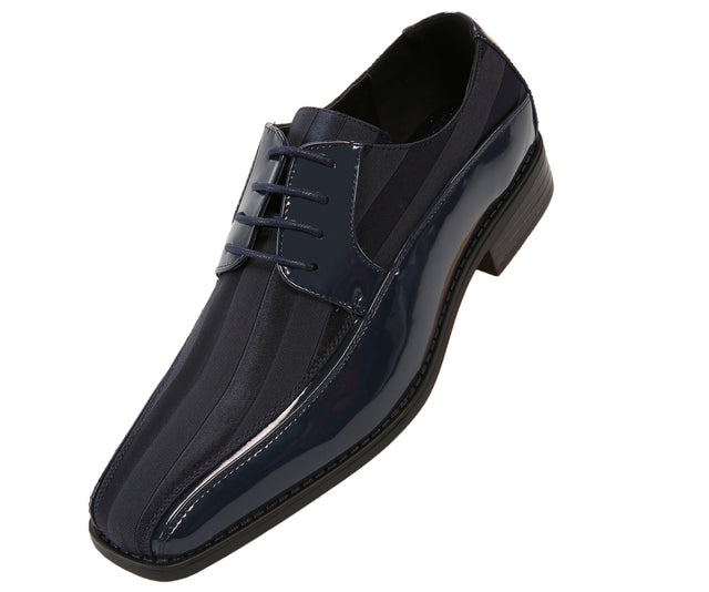 Men Tuxedo Shoes MSD-002C Navy - Church Suits For Less