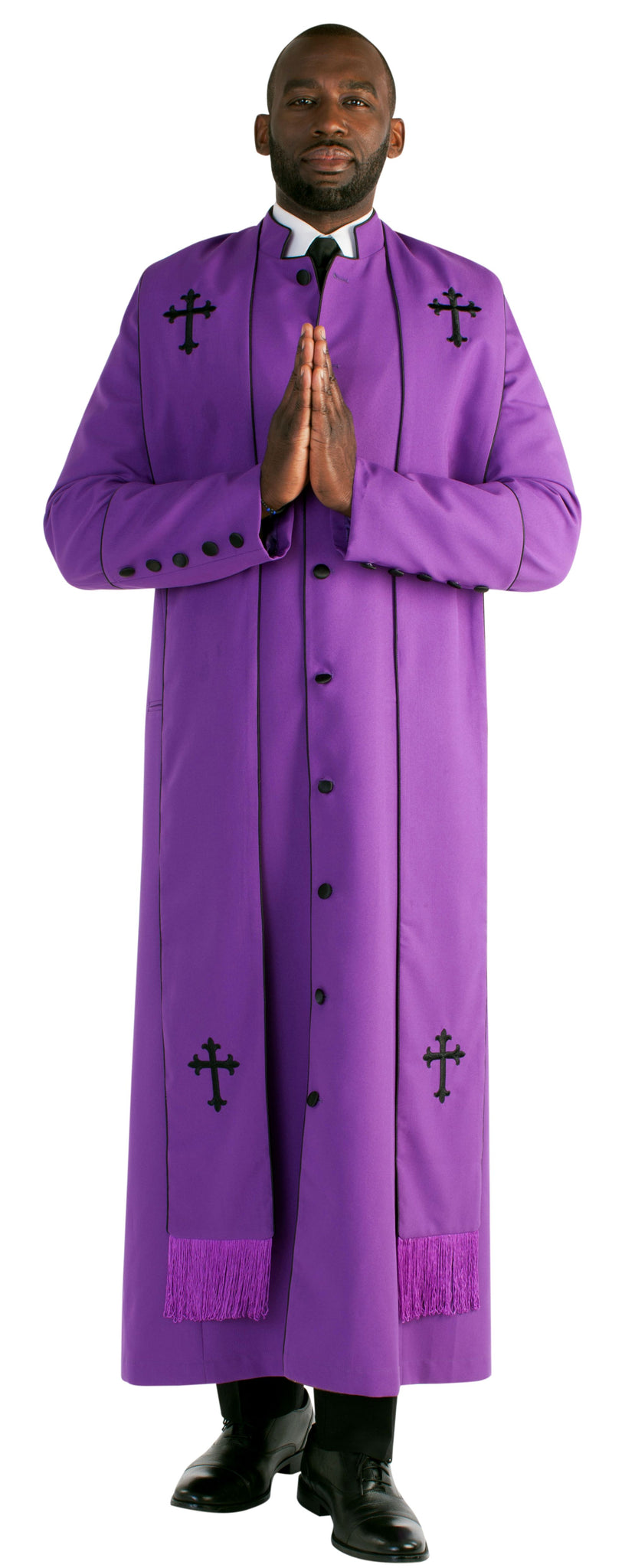 Tally Taylor Men Robe 4591-Purple - Church Suits For Less
