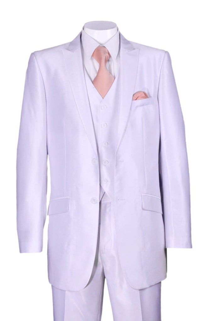Fortino Landi Men Suit 5702V2-White - Church Suits For Less