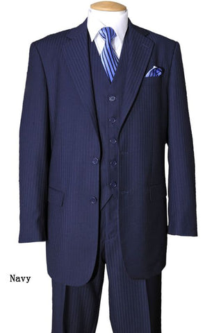 Fortino Landi Men Suit 5702V3-Navy - Church Suits For Less