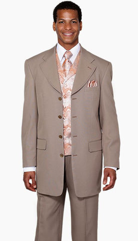 Milano Moda Suit 6903V-Tan | Church suits for less