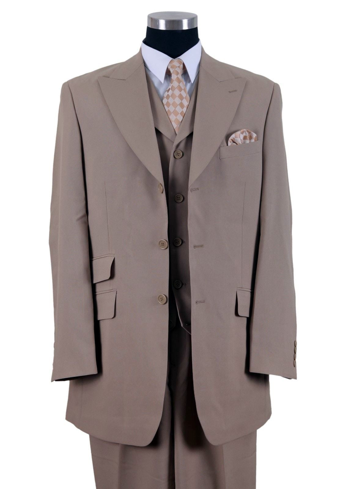 Milano Moda Suit 905V-Tan - Church Suits For Less