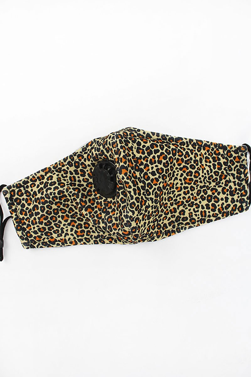 Fashion Face Mask-Leopard-337 - Church Suits For Less