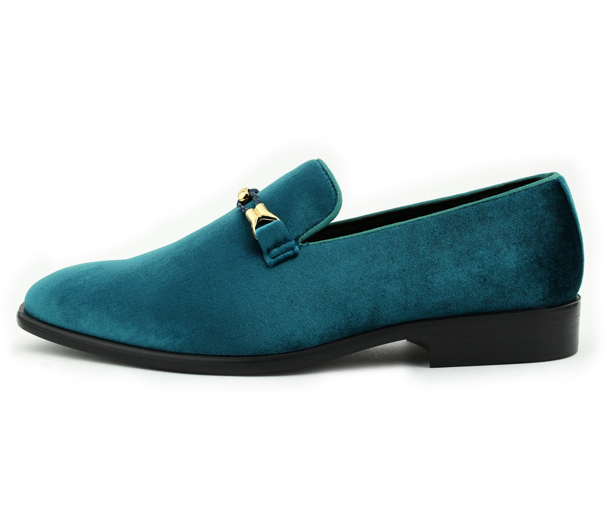 Men Dress Shoes-MSD-ALL21 Teal - Church Suits For Less