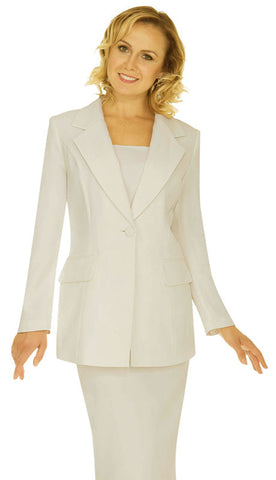Aussie Austine Usher Suit 12441C-Off-White - Church Suits For Less