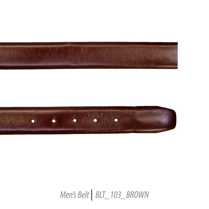 Men Leather Belts-BLT-103-Brown - Church Suits For Less