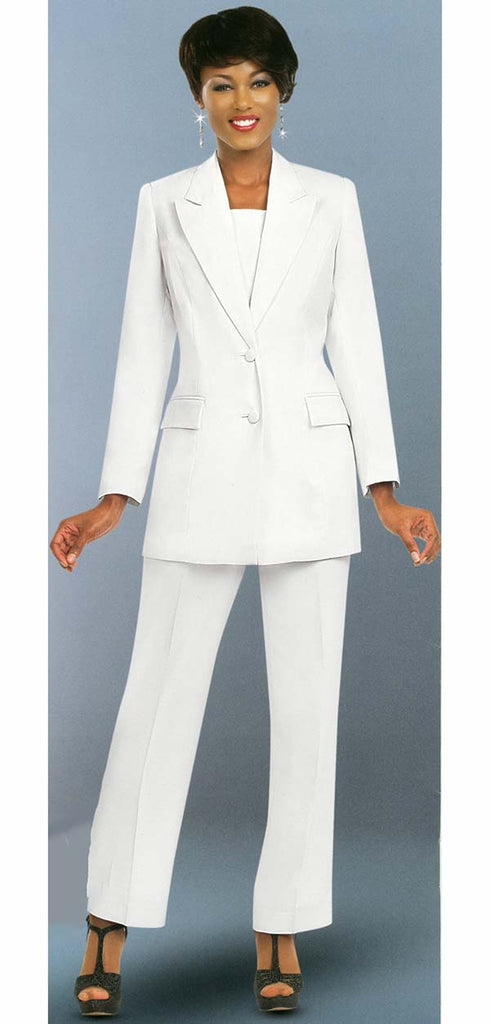 Ben Marc Usher Suit 2298C-White main image 0