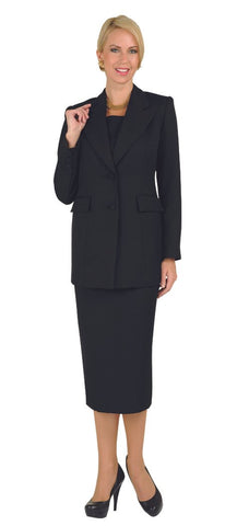 Ben Marc Usher Suit 2299C-Black - Church Suits For Less