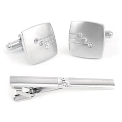 Cuff-link and Tie Bar Set CTB2120 - Church Suits For Less
