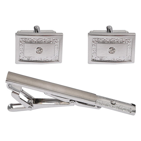 Cuff-link and Tie Bar Set CTB2140 - Church Suits For Less