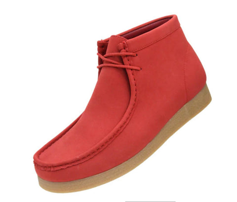 Men  Casual Boot-MSD Jay2 Red - Church Suits For Less
