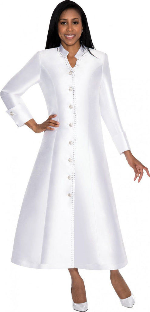 Nubiano Dress 5881-White | Church suits for less