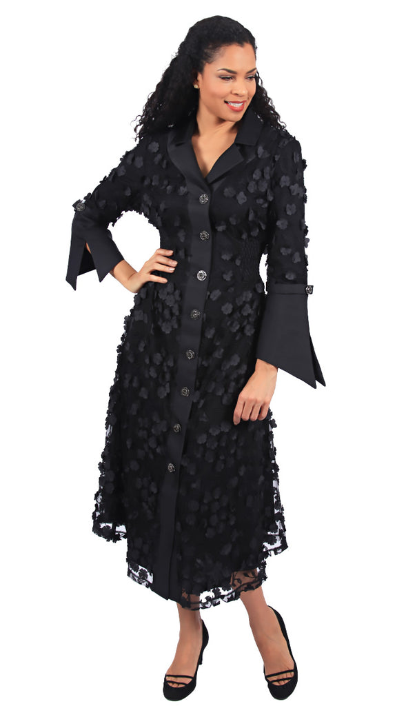 Diana Couture Dress 8623-Black - Church Suits For Less