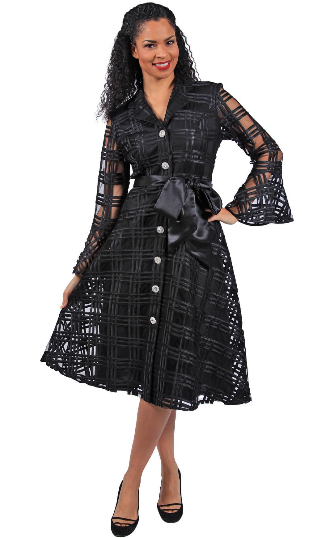 Diana Couture Church Dress 99451-Black
