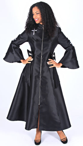 Diana Church Robe 8620C-Black - Church Suits For Less
