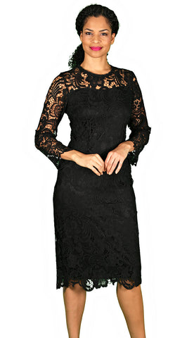 Diana Couture Dress 7069C-Black