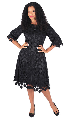 Diana Couture Dress 8580-Black