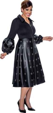 Dorinda Clark Cole Dress 4821C-Black