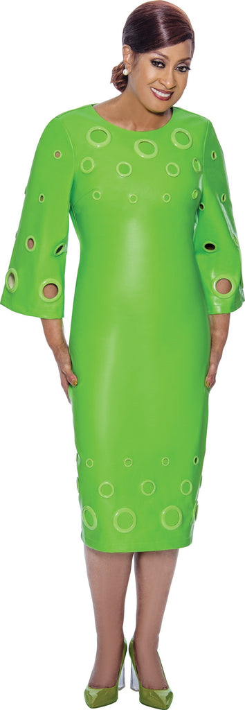 Dorinda Clark Cole Dress 4951C-Green - Church Suits For Less