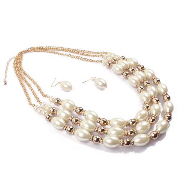 E02040-White With Gold - Church Suits For Less