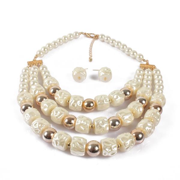 E02071-White With Gold - Church Suits For Less