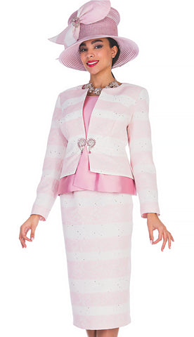 Elite Champagne Church Suit 5719C-Pink