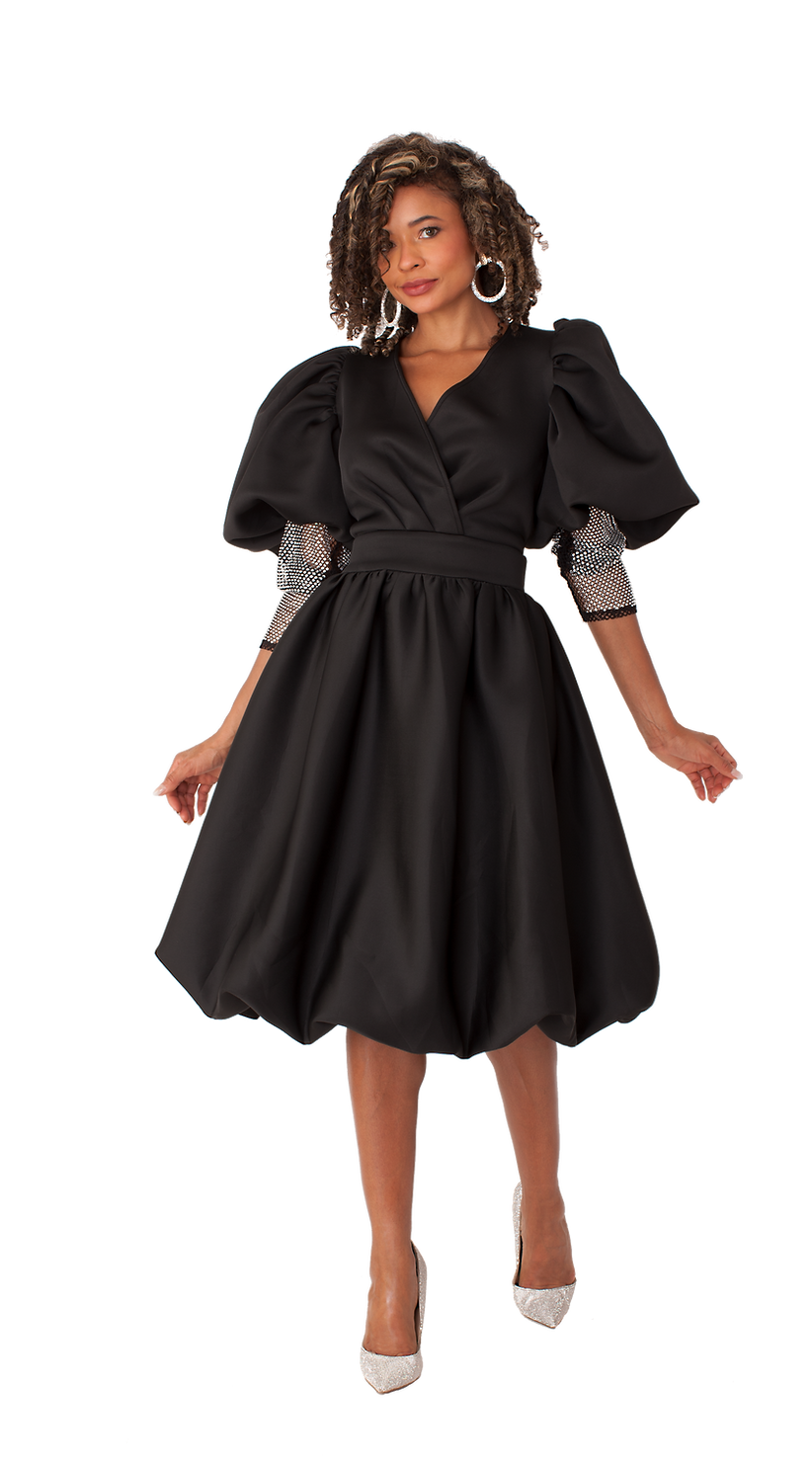 For Her Women Dress 82217C-Black For Her Women Dress 82217C-Black