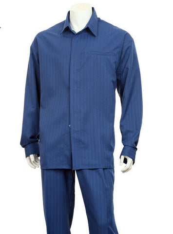 Fortino Landi Walking Set M2767-Royal Blue - Church Suits For Less