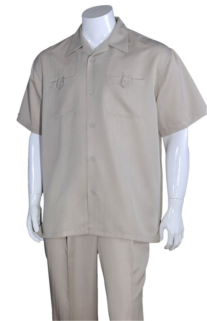 Fortino Landi Walking Set M2963-Khaki - Church Suits For Less