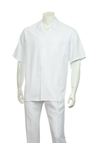Fortino Landi Walking Set M2976-White - Church Suits For Less
