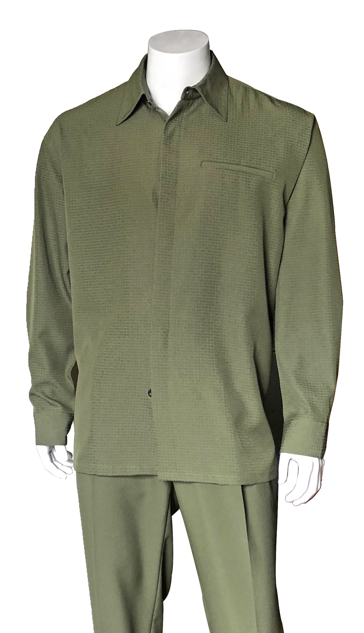 Fortino Landi Walking Set M2763-Green - Church Suits For Less