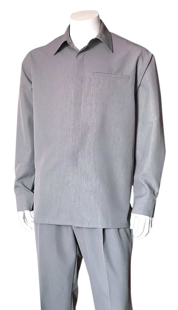 Fortino Landi Walking Set M2764-Grey - Church Suits For Less