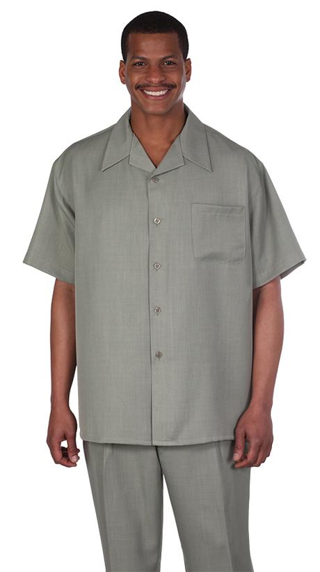 Fortino Landi Walking Set M2954-Olive - Church Suits For Less