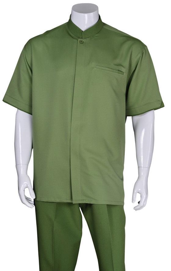 Fortino Landi Walking Set M2959-Green - Church Suits For Less
