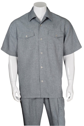 Fortino Landi Walking Set M2961-Grey - Church Suits For Less