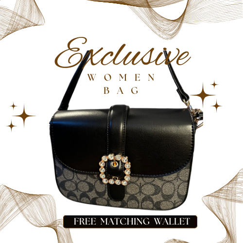 Women Designer Handbag C-Print - Church Suits For Less